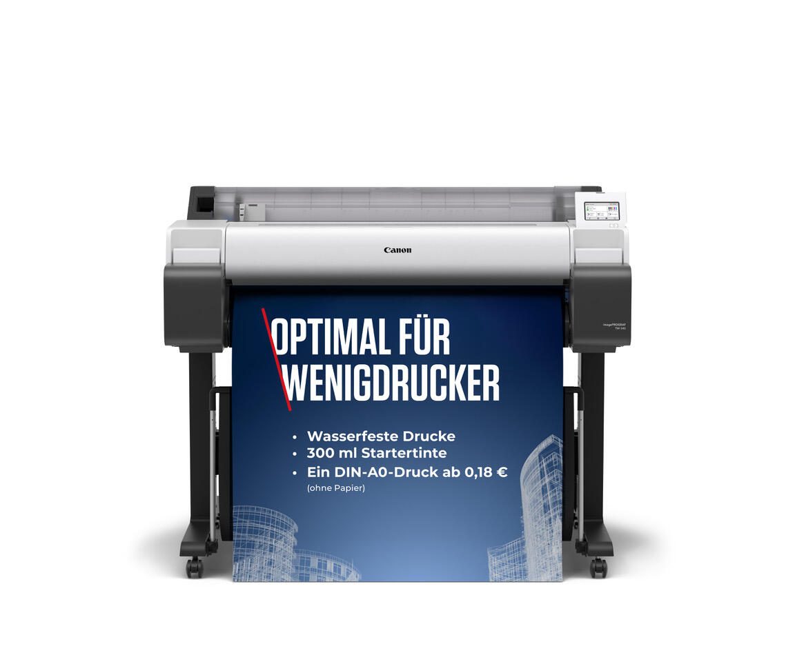 Canon imagePROGRAF TM-340 Großformatdrucker 36″ 91,4cm