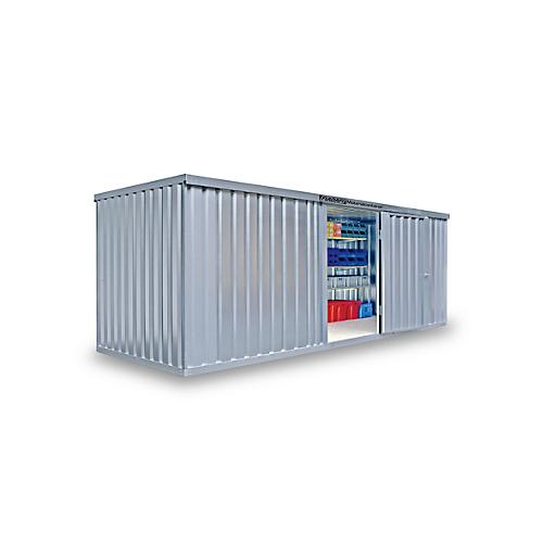 Materialcontainer MC 1600, verzinkt, zerlegt, mit Holzfu?boden