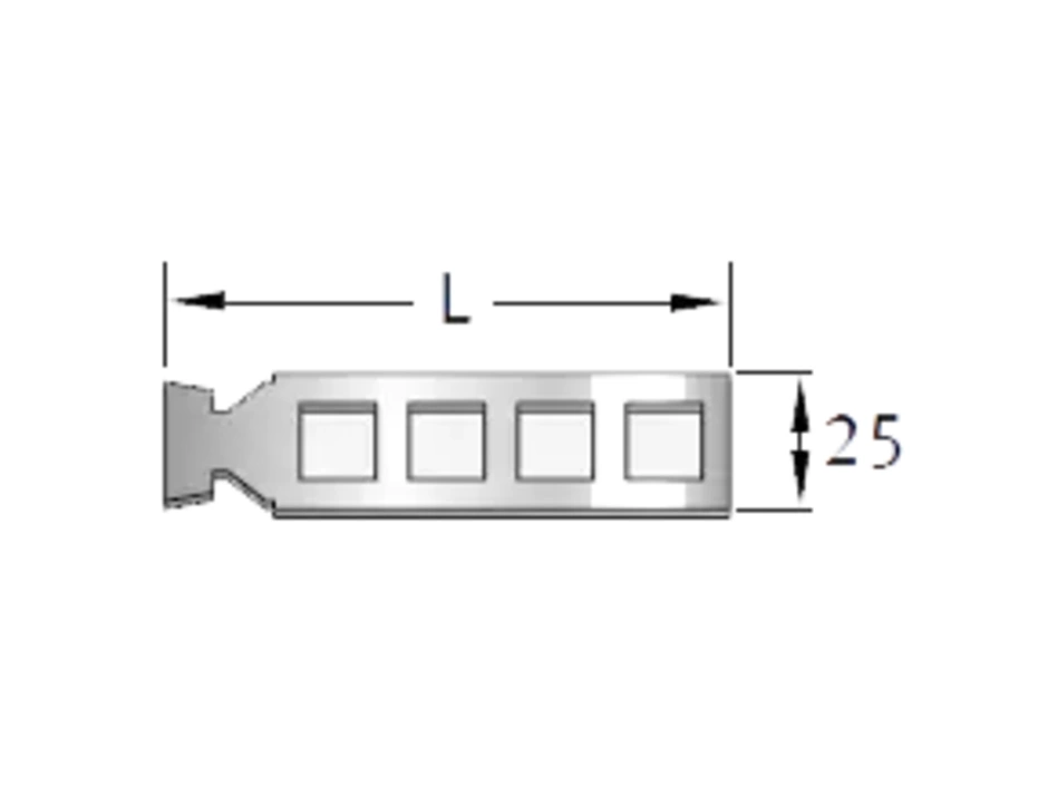 Jordahl Maueranker Dünnb.28/15 A2  245mm