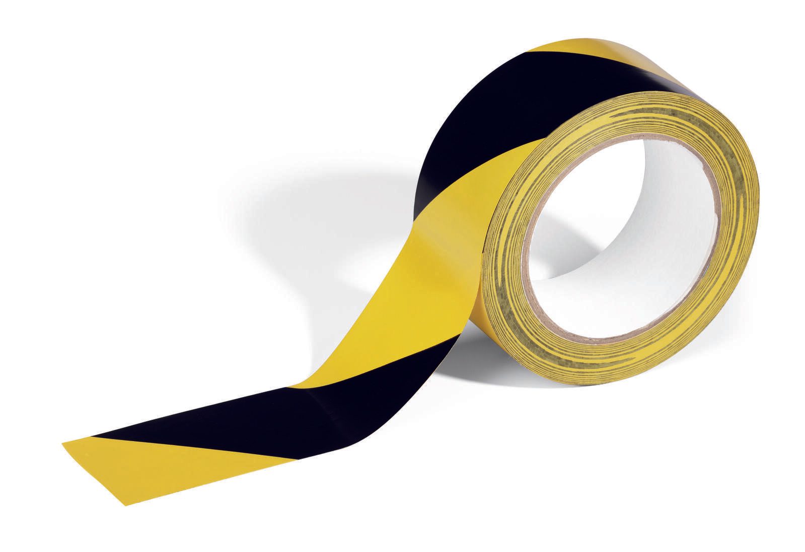 DURABLE Duraline Basic Bodenmarkierungsband 50 mm x 33 m gelb, schwarz