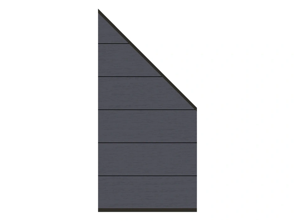 TraumGarten Zaun-Anschluss-Set XL anthrazit 910×1830 mm