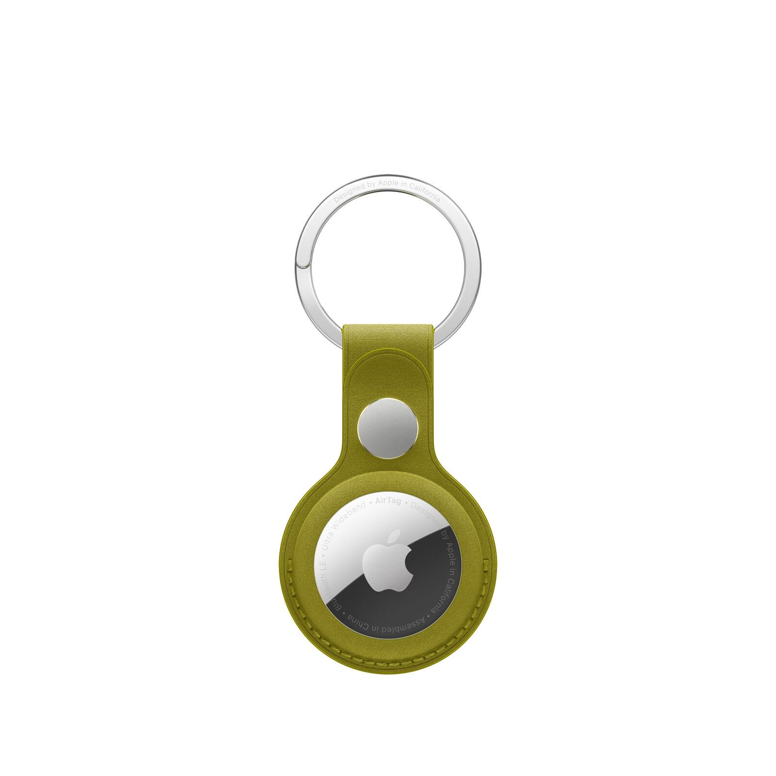 Apple AirTag Schlüsselanhänger aus Feingewebe (chartreuse)