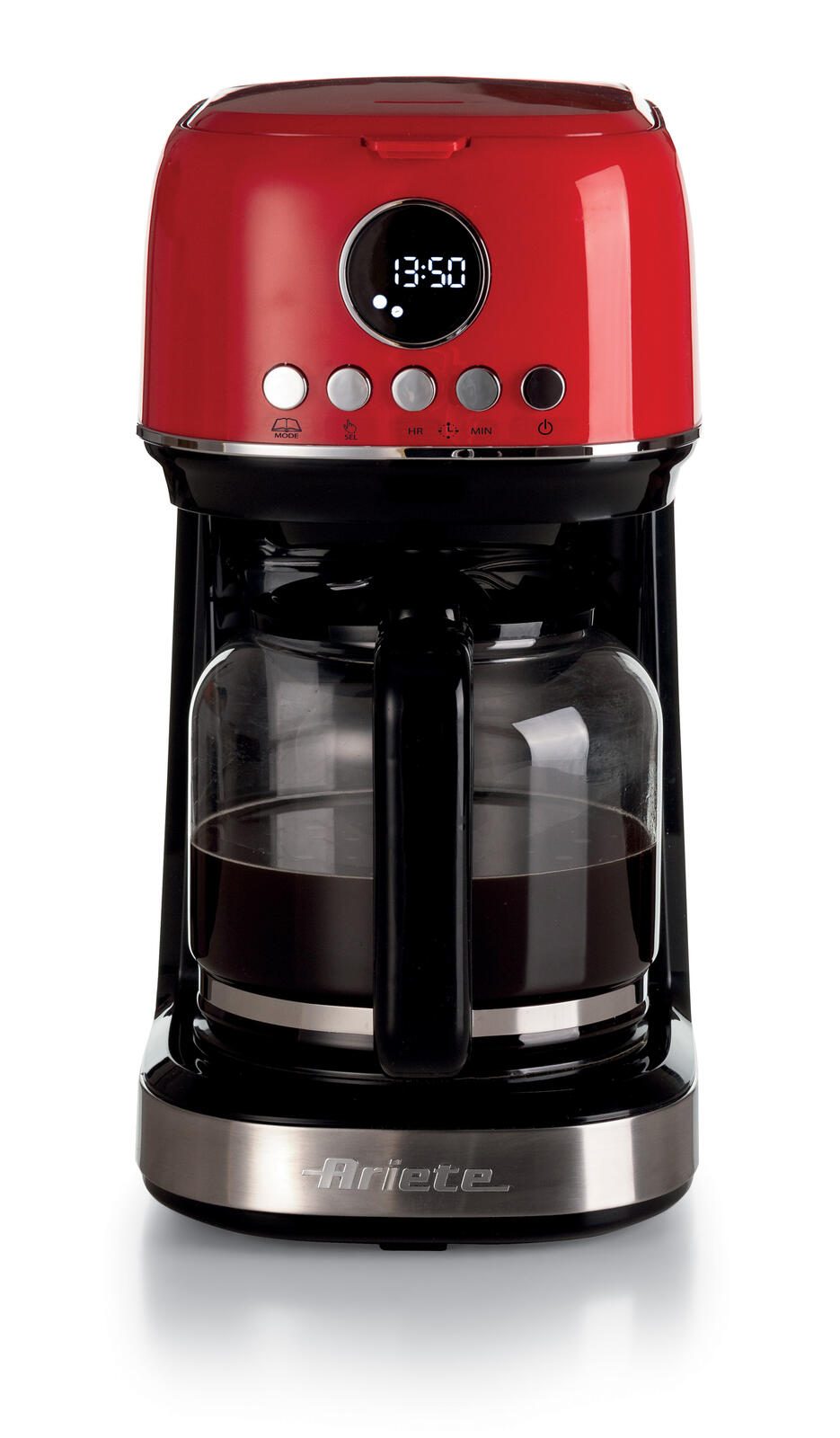 Ariete Moderna Filter-Kaffeemaschine – 1,5 l – rot