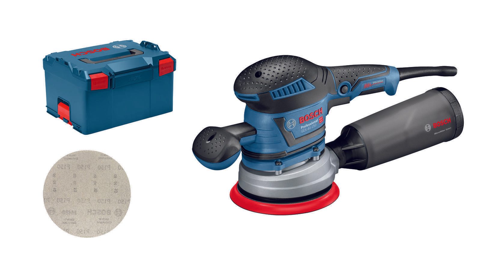 BOSCH Professional GEX 40-150 Exzenterschleifer 400W
