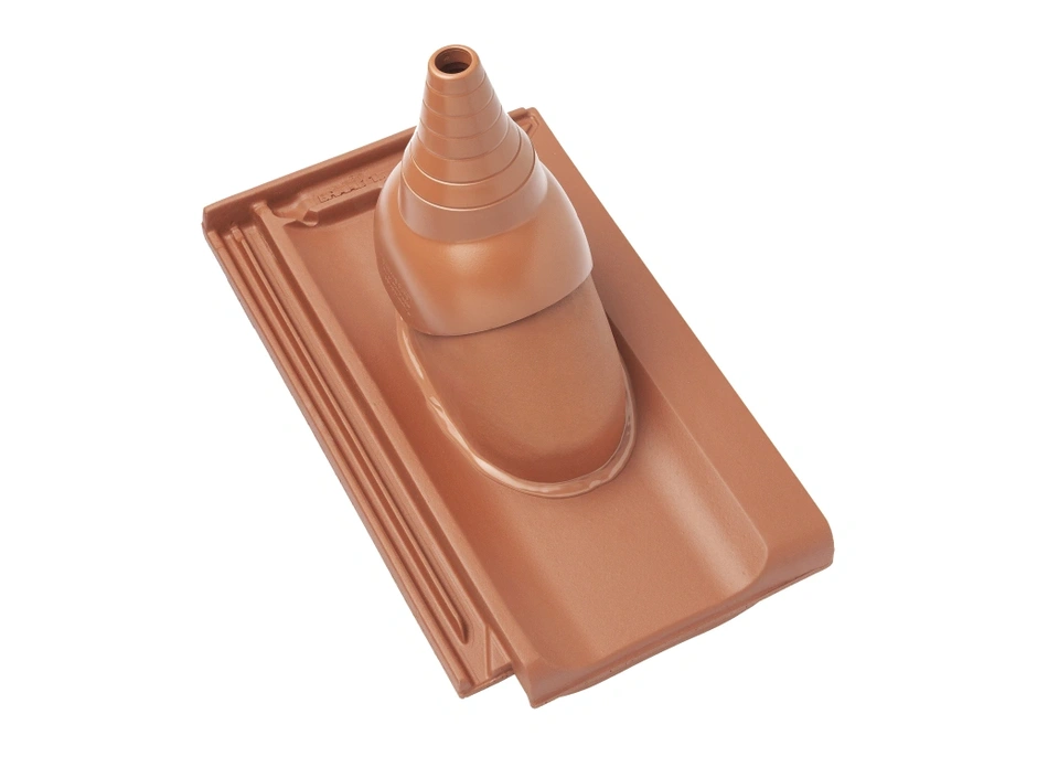 Braas Topas 11V Antennenziegel m. Aufsatz anthrazit