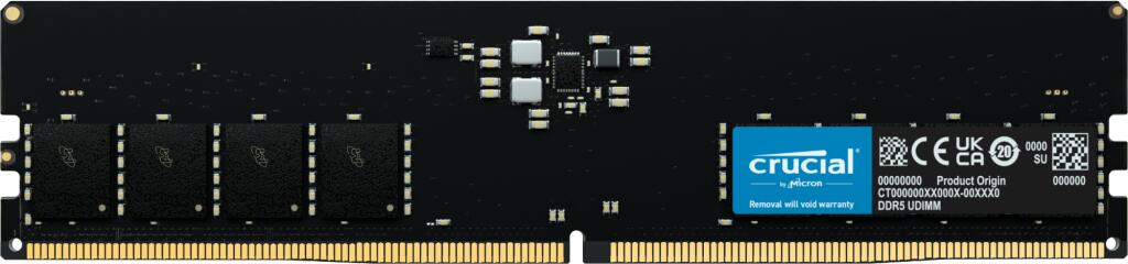 Crucial RAM 16GB (1x16GB) DDR5 5600MHz UDIMM schwarz