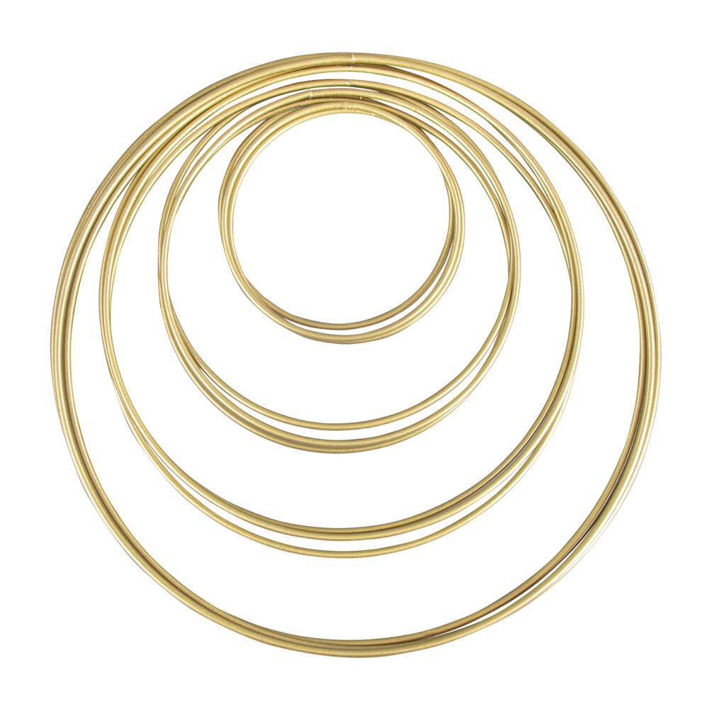 Rayher Metallringe-Set beschichtet gold