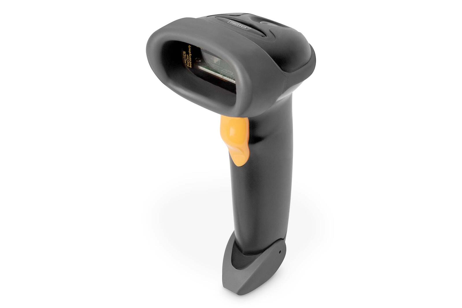 Digitus 1D Barcode Scanner, Bi-direktional 200 Scans/sek, 2 m USB-RJ45 Kabel