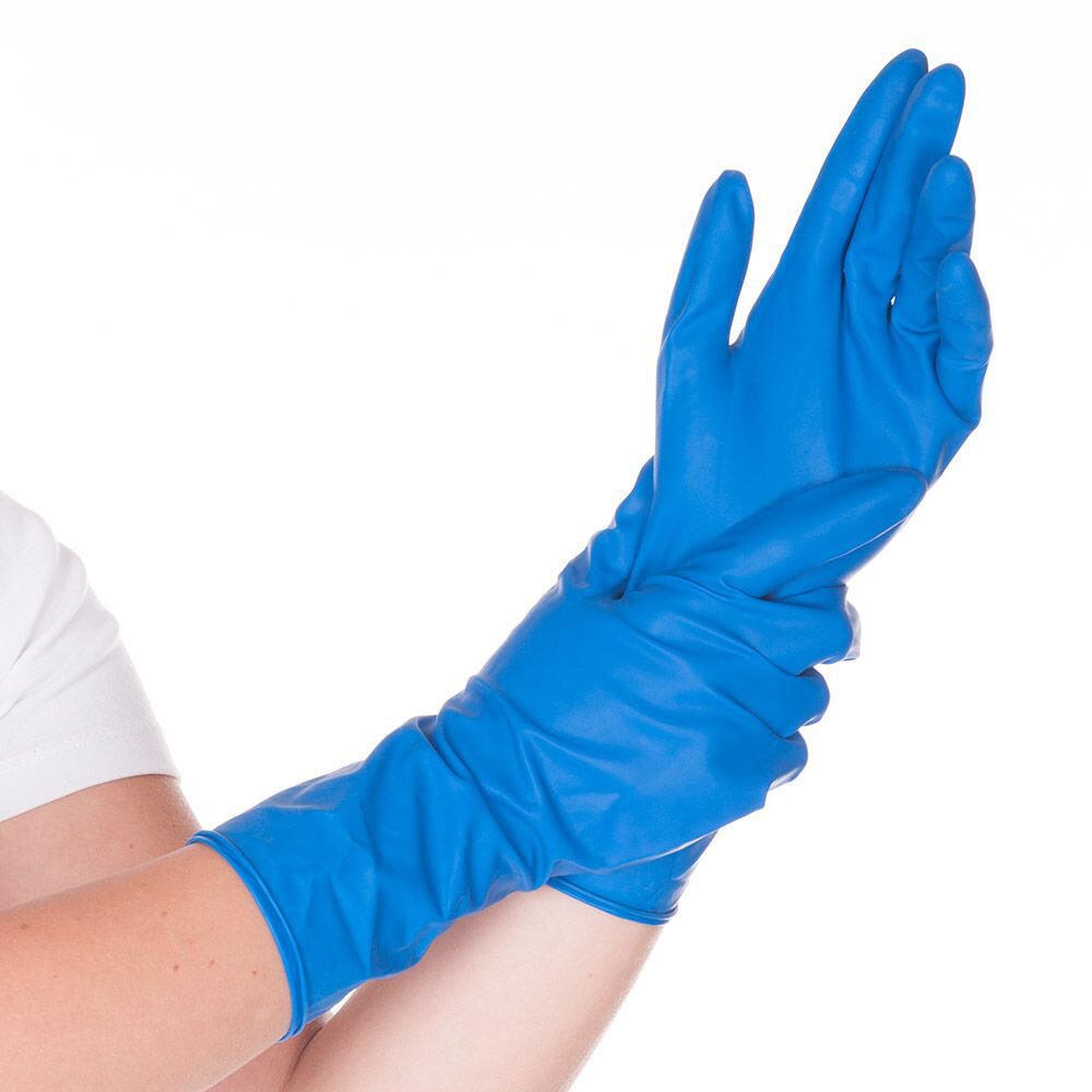 HYGOSTAR Chemikalienschutzhandschuh High Risk 10 blau