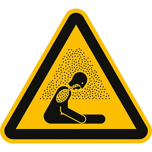 moedel Warnzeichen 'Warnung vor Erstickungsgefahr', nach ISO 7010 W041, Folie selbstklebend, Seitenl?nge 200 mm