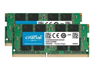 Crucial CT2K8G4SFRA266 16GB DDR4-2666 SODIMM 8GBx2Kit PC4-21300 CL19 SR x16 260pin
