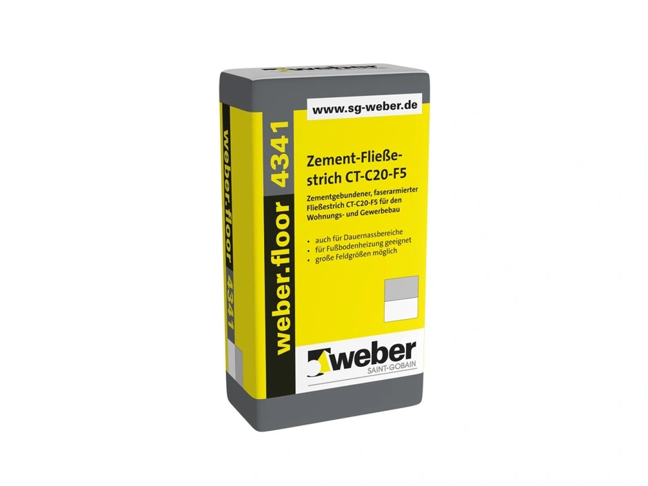 Weber.floor 4341 Zement-Fließestrich 40 kg