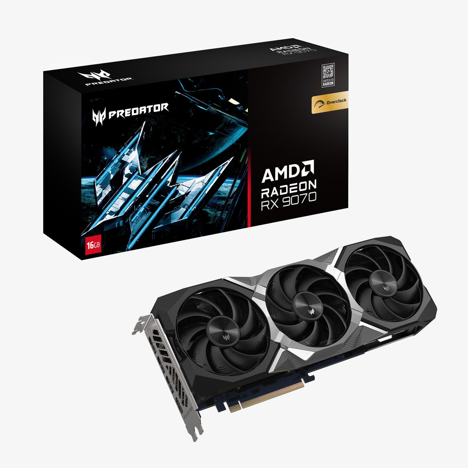Acer Predator BiFrost AMD Radeon™ RX 9070 OC 16GB GDDR6