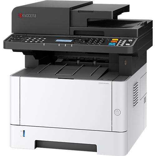 Laser-Multifunktionsdrucker Kyocera ECOSYS MA4000x, Schwarzwei?, 3-in-1, USB/LAN/SD-Karte, Auto-Duplex/Mobildruck, bis A4, inkl. Toner