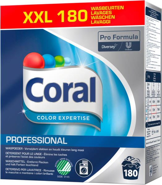 Coral XXL COLOR EXPERTISE PROFESSIONAL Waschmittel 8,0 kg