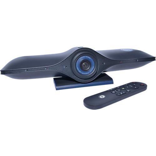 Legamaster Video-Soundbar AGORA, 4K UHD, 3840 x 2160 px, 8,3 MP-Kamera, KI-Zoom, 4 Mikrofone, 2 Lautsprecher, Bluetooth/USB, Fernbedienung, schwarz