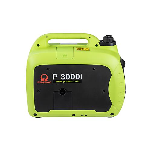 Pramac Stromerzeuger P 3000 i, Benzinbetrieb, Tankinhalt 10 l, 2,3 kW, 230 V, 61 dB, Handstart, 2 Steckdosen