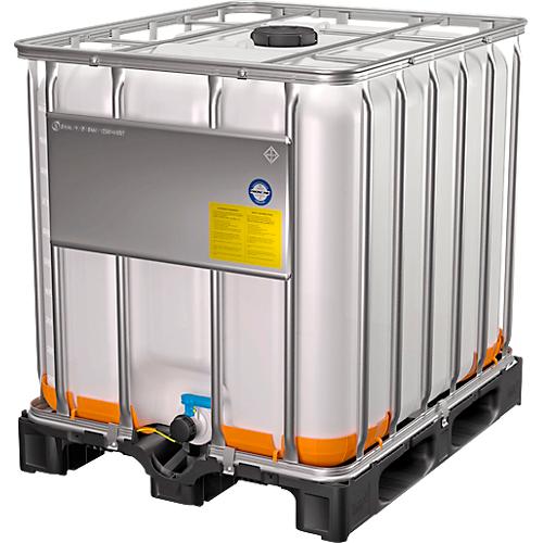 IBC Container, 1000 Liter, EX-Schutz, Chemikalien- und UV-best?ndig, Kunststoffpalette, B 1200 x T 1000 x H 1163 mm, natur