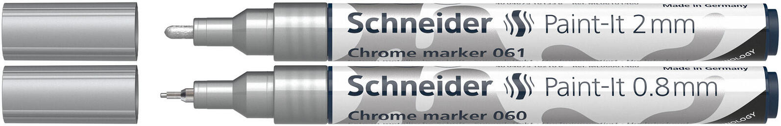 Schneider Paint Lackmarker 0.8 – 2.0 mm Chrom