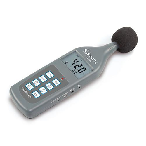 KERN Schallpegelmesser SU 130, Messbereich 30-130 dB, Multi-Messfunktionen, interner Speicher, RS-232, Batteriebetrieb, in Koffer