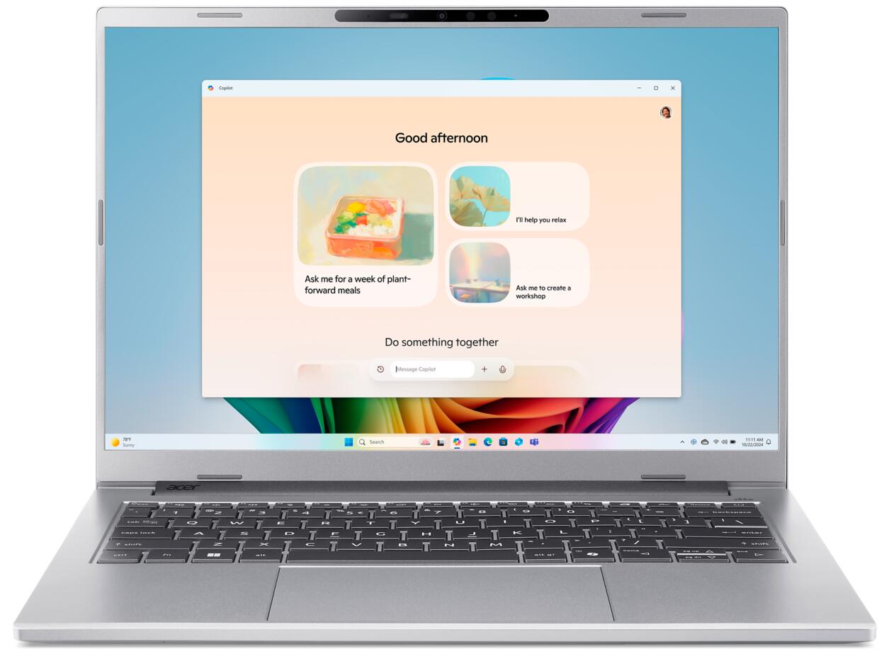 Acer Aspire 14 AMD Ryzen™ AI 7 PRO 350 Notebook 35,6 cm (14″)