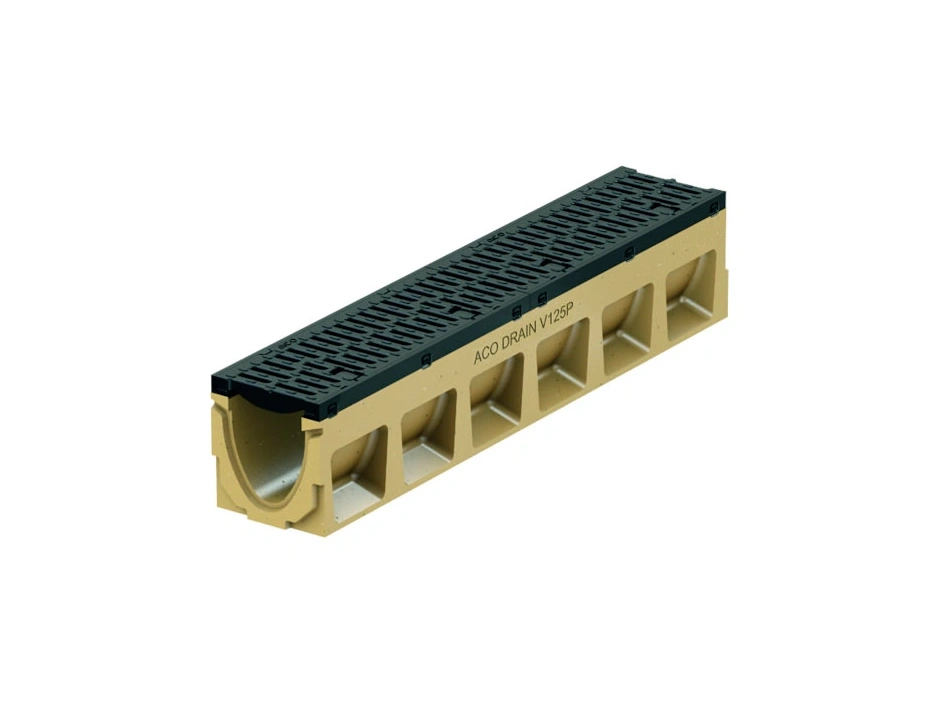 Aco PowerDrain Rinnenkörper V125/150P 5.0 o. SG 1 m