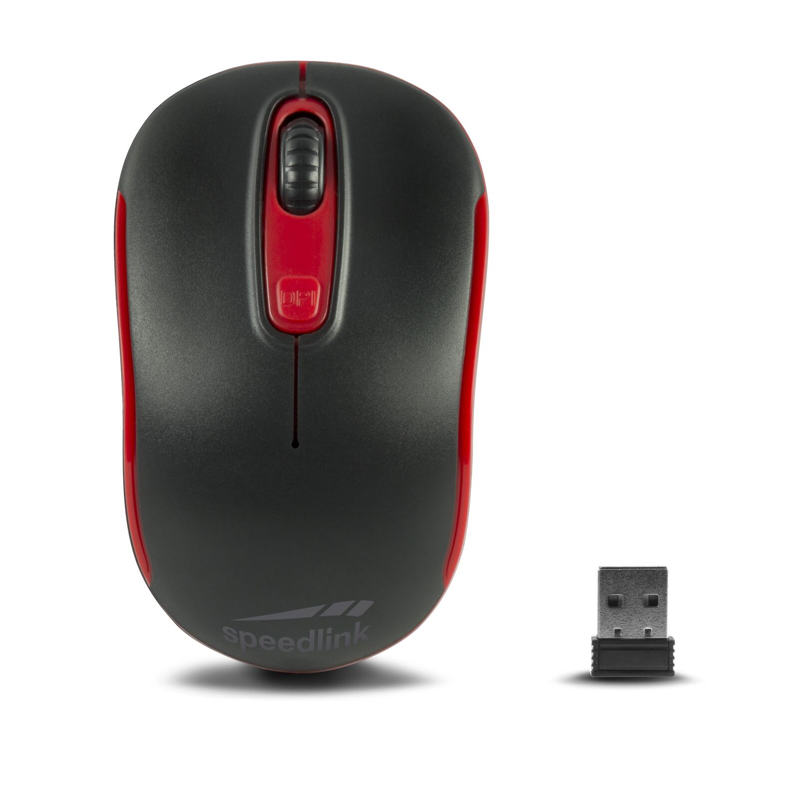 Speedlink CEPTICA Wireless Maus, schwarz-rot