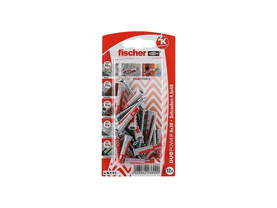 fischer Duopower S K Ø6×30 mm 12 St.
