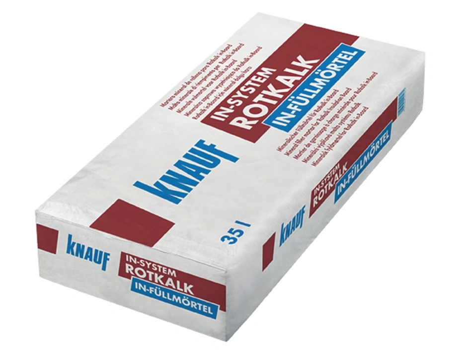 Knauf Rotkalk in-Füllmörtel 2 mm 35 l