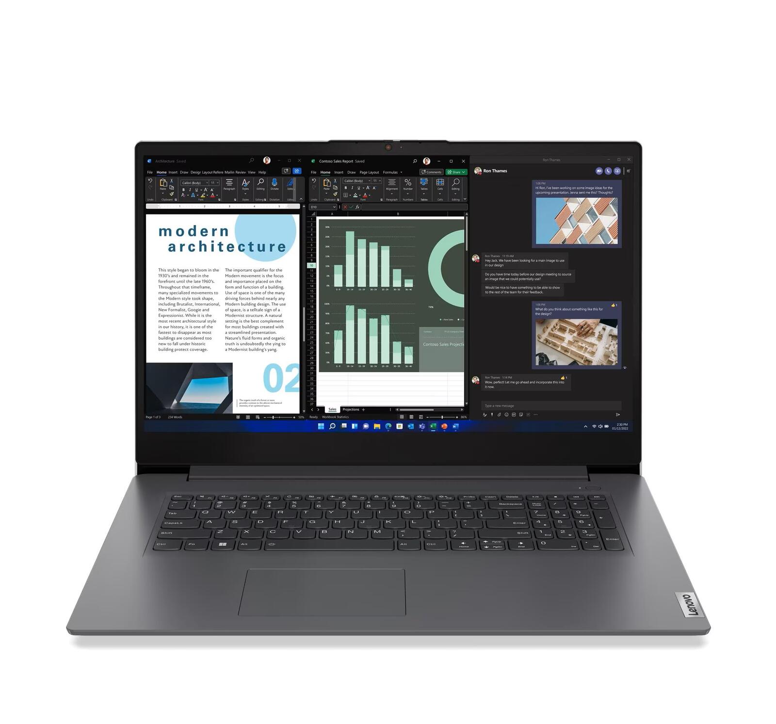 Lenovo V17 Gen 4 Intel® U300 Notebook 43,9 cm (17,3″)