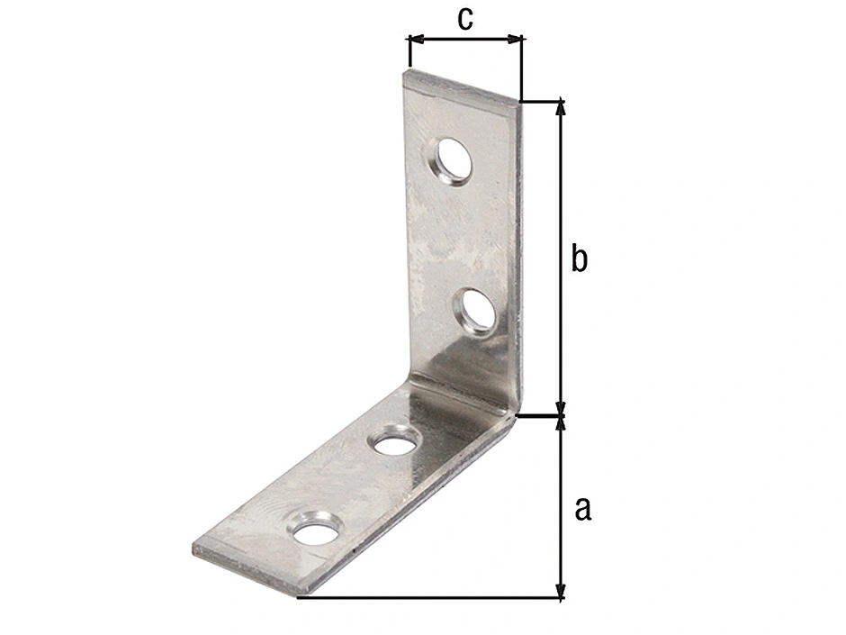 GAH Alberts Stuhlwinkel Edelstahl 40x40x15 mm
